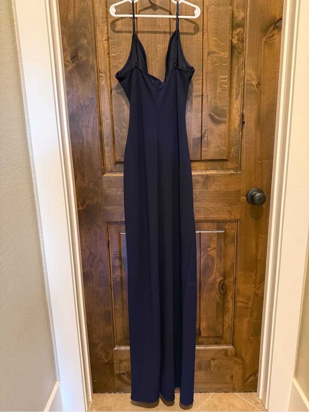 Emerald Sundae Navy Spaghetti-Strap Maxi Dress